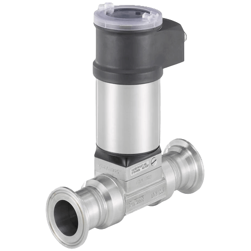 Burkert Inline Flowmeter with Paddle Wheel, Element Design, 8036 / SE36